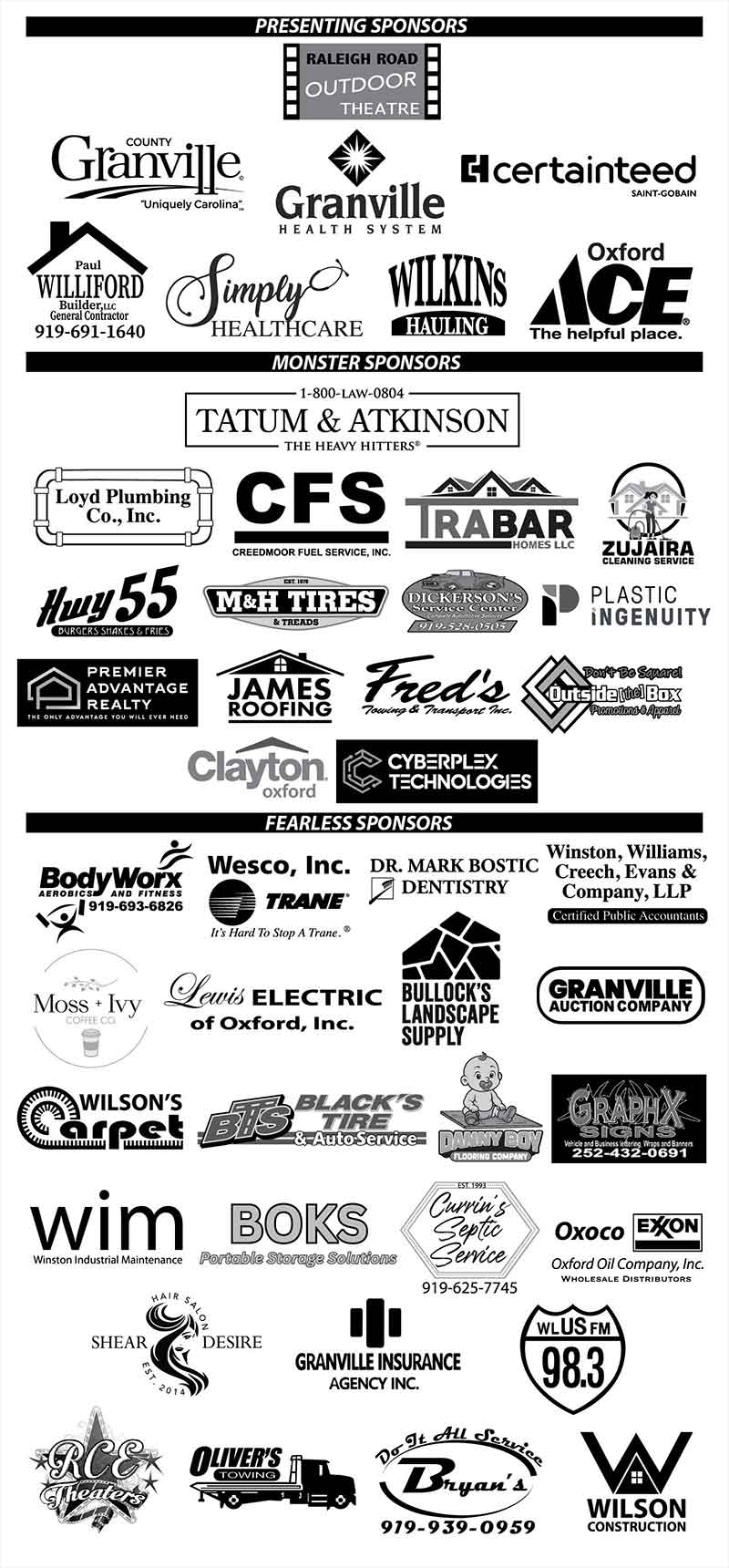 Our Sponsors